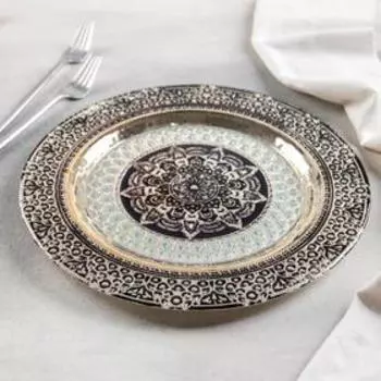 Тарелка подстановочная «Фиалка», d=32 см