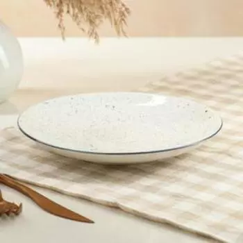 Тарелка "Прованс", глубокая, белая, керамика, 19.5 см