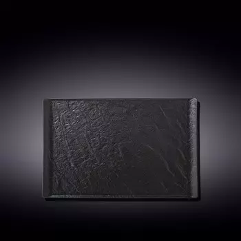 Тарелка прямоугольная Wilmax England Slate Stone, размер 29.5x14.5 см