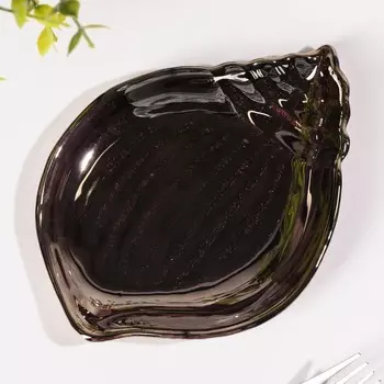 Тарелка стеклянная сервировочная «Ариэль», 16122,5 см, цвет розовая бронза