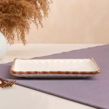 Тарелка "Шашлычная", кантри, 22х15 см