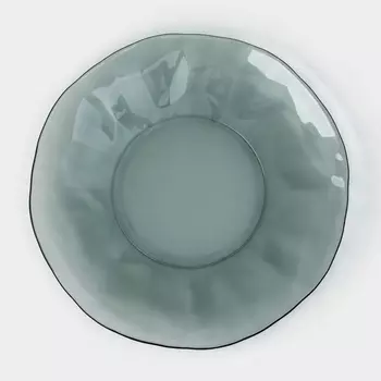 Тарелка Black Diamond, d=20 см, стекло