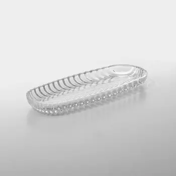Тарелка стеклянная овальная SANTA, 27.511 см