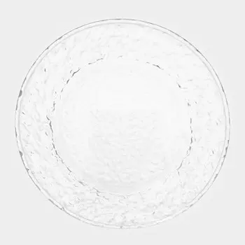 Тарелка «Вулкан», d=27.5 см, стекло, прозрачная