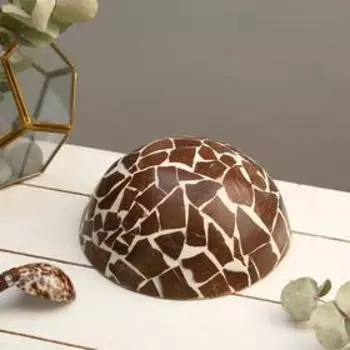 Тарелка "Трай" 15х15х7 см кокос