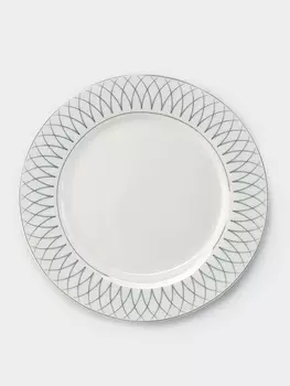 Тарелка WY Royal bird, d=20 см, фарфор, белая