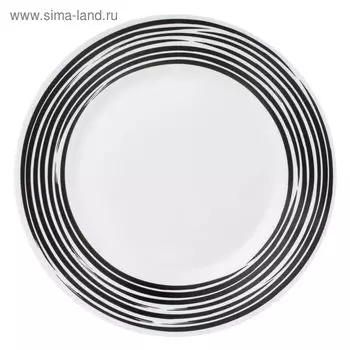 Тарелка закусочная Brushed Black, d=22 см