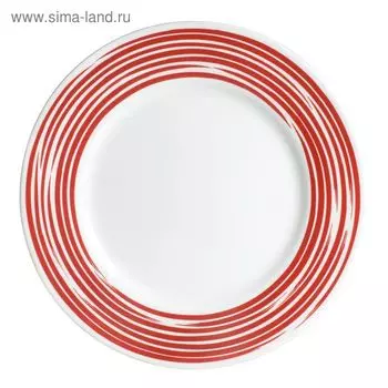 Тарелка закусочная Brushed Red, d=22 см