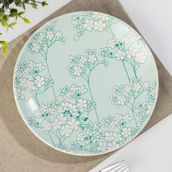 Тарелка «Жасмин бирюза», d=21 см