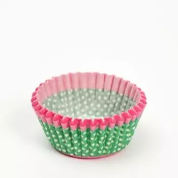 Форма для выпечки капкейков и маффинов, бумажная, круглая «Сердце», 3.52 см