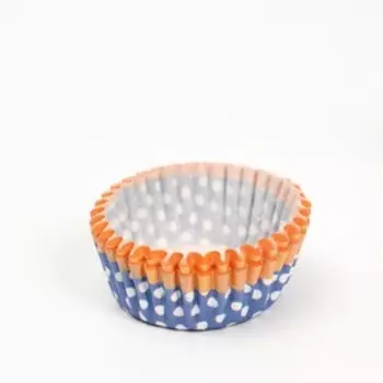 Форма для выпечки капкейков и маффинов, бумажная, круглая «Цветок», 3.52 см