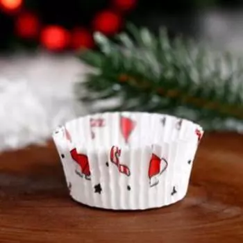 Тарталетка, новый год, 3,5 х 2 см