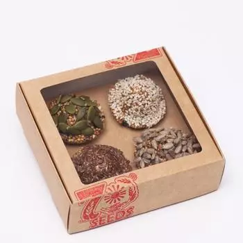 Тарталетки "Seven Seeds" для всех видов грызунов ассорти семян 4 шт, 140 г