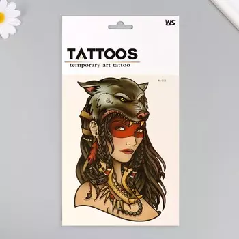 Переводная тату на тело цветная «Признанная», 26.114.6 см