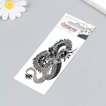 Татуировка на тело "Дракон" 5,6х12 см