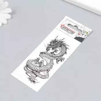 Татуировка на тело "Дракон" 5,6х12 см