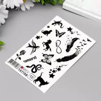 Татуировка на тело "Dreamer" 10х15 см