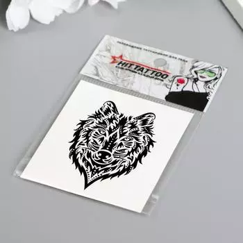 Татуировка на тело “Голова волка”