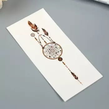 Татуировка на тело "Индейский ловец снов"