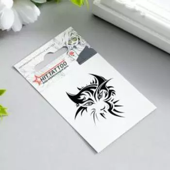 Татуировка на тело "Морда кошки"