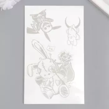 Переводные тату на тело «Ужастики», 1811 см