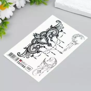 Татуировка на тело "Узор" 10х15 см