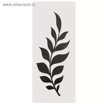 Татуировка на тело "Ветка" 5,5х12 см