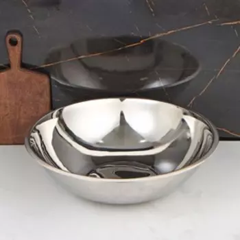 Таз Катунь, 17 л, d=50 см, h=14 см, нержавеющая сталь