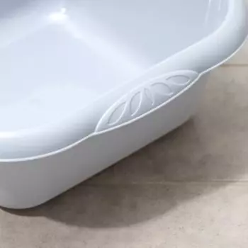 Таз хозяйственный «Etna», 6 л, 32,5×30,5×12,5 см, цвет серый