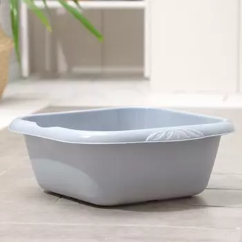 Таз хозяйственный «Etna», 6 л, 32,5×30,5×12,5 см, цвет серый