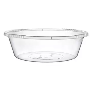 Таз хозяйственный HobbyLife 15 л, круглый, прозрачный