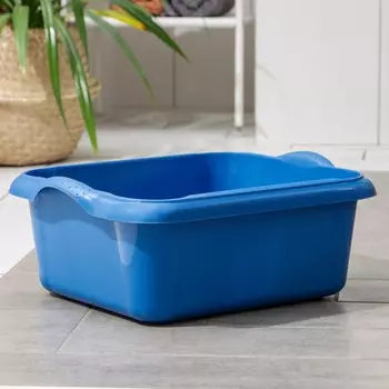 Таз прямоугольный, 14 л, 41,53216 см, пластик, МИКС