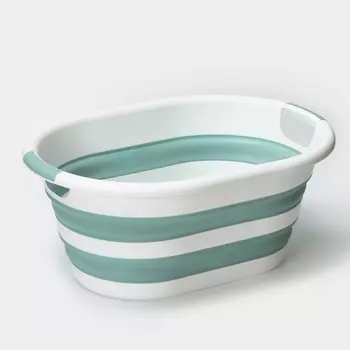 Таз складной «Флекс», 25 л, 5438.57 см, морская волна