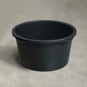 Таз строительный, 40-45 л, круглый, пластик