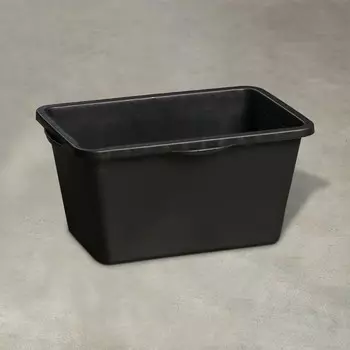 Таз строительный, 40-45 л, прямоугольный, пластик
