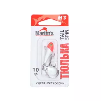 Тейл-спиннер Marlin's "ТЮЛЬКА", 6 см, 10 г, цвет 017