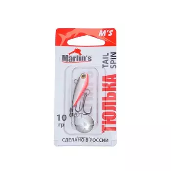 Тейл-спиннер Marlin's "ТЮЛЬКА", 6 см, 10 г, цвет 025