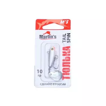 Тейл-спиннер Marlin's "ТЮЛЬКА", 6 см, 10 г, цвет 006