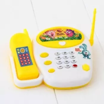 Телефон музыкальный детский «Весёлые мелодии», звук, Смешарики, МИКС