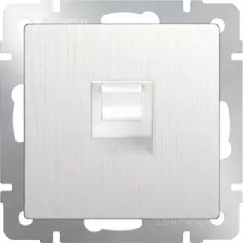 Телефонная розетка WL13-RJ-11, цвет перламутровый рифленый