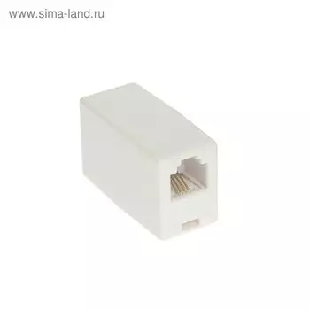 Телефонный проходник REXANT, гнездо-гнездо, 6P-4C, 03-0022