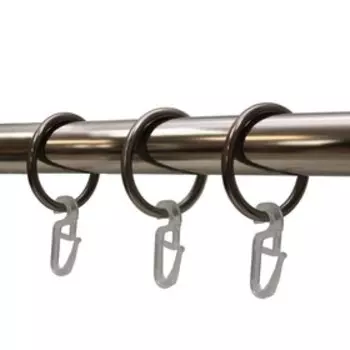 Телескопический однорядный карниз, наконечник «Гиро», цвет коньяк, d=16/19 мм, 160-320 см