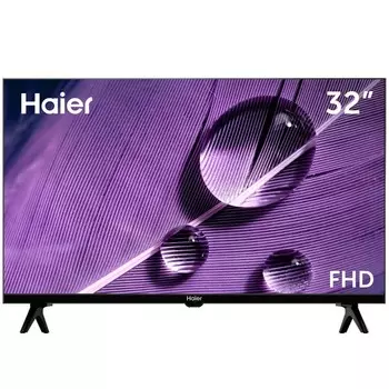 Телевизор Haier SMART TV S1, 32", 19201080, DVB-T2/C/S2, HDMI3, USB2, SmartTV, чёрный