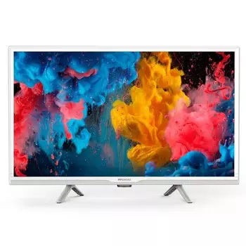 Телевизор Hyundai H-LED24FS5002,24", 1366х768, DVB-T2/C/S2, 2xHDMI, 1xUSB, SmartTV, белый