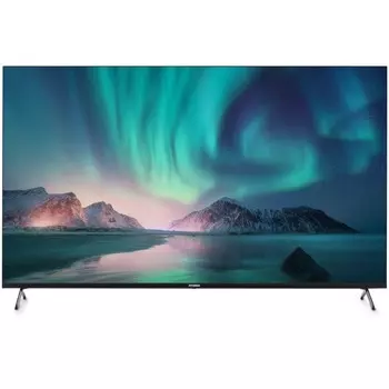 Телевизор LED Hyundai 55" H-LED55BU7006 Android TV Frameless Metal черный 4K Ultra HD 60Hz 1029539