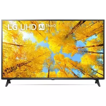 Телевизор LG 55UQ75006LF, 55", 3840x2160, DVB-T2/C/S/S2, HDMI 3, USB 1, Smart TV, черный