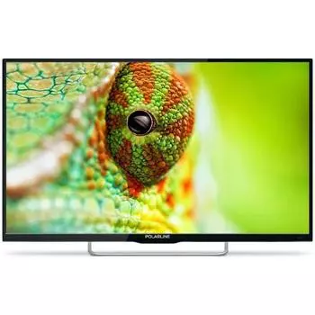 Телевизор PolarLine 32PL12TC, 32", 1366х768, DVB-T2/C, 3xHDMI, 2xUSB, чёрный