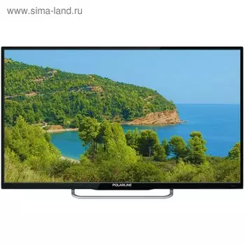 Телевизор Polarline 32PL13TC-SM, 32", 1366x768, DVB-T2/C, 3xHDMI, 2xUSB, SmartTV, черный