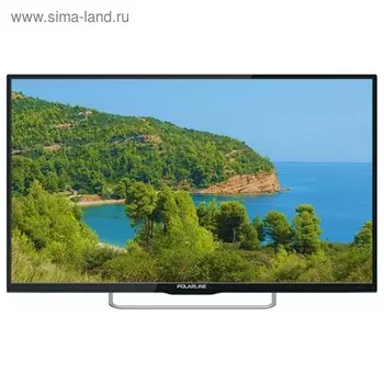 Телевизор Polarline 32PL14TC-SM, 32", 1366x768, DVB-T2, 3xHDMI, 2xUSB, SmartTV, чёрный