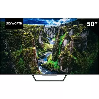 Телевизор QLED SKYWORTH 50SUE9500, 50", 38402160, DVB-T2/C/S/S2, HDMI3, USB2, Smart TV, черный